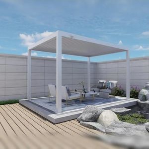 pergola addossata