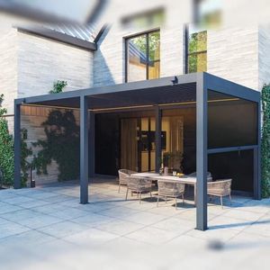 pergola addossata