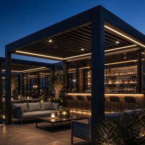pergola addossata