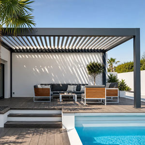 pergola addossata