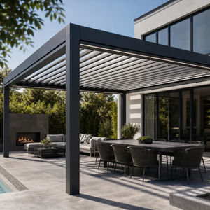 pergola addossata