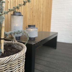 panca da giardino design scandinavo