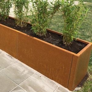 fioriera in corten