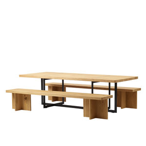 set tavolo e panca moderno