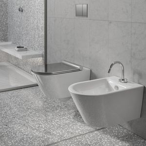 bidet sospeso / in ceramica