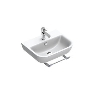 lavabo sospeso / rettangolare / in ceramica / moderno