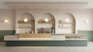bancone refrigerato per bar