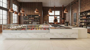 bancone refrigerato per bar