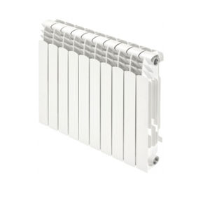 radiatore ad acqua calda / in ghisa di alluminio / moderno / rettangolare