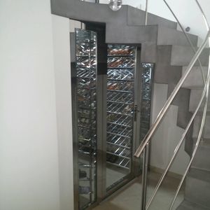 cantinetta da incasso / in acciaio inox
