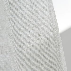 tessuto per tende / a tinta unita / in cotone / in lino