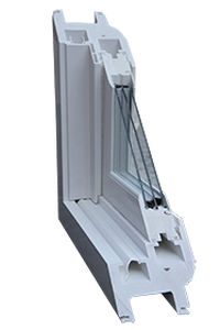 profilato per finestra in PVC