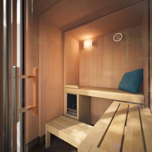 sauna per uso residenziale