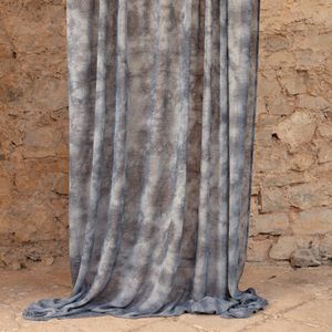 tendina voile con motivi geometrici