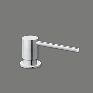 distributore di sapone da incasso / in acciaio inossidabile / manuale