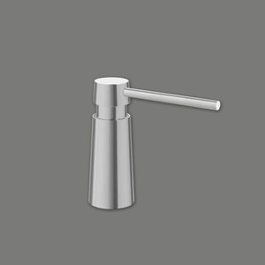 distributore di sapone da incasso / in acciaio inossidabile / manuale