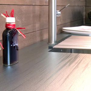 piano di lavoro in acciaio inox
