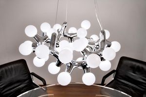 lampadario design originale / in resina / a incandescenza