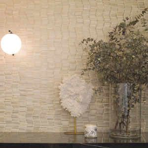 mosaico da interno / da parete / in alluminio / rettangolare