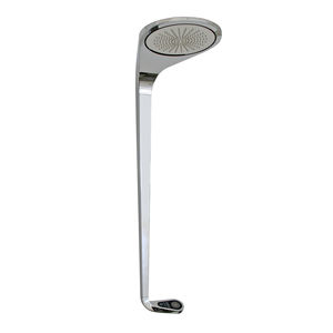 soffione doccia da parete / tondo / termostatico / a cascata