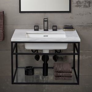 supporto per lavabo in metallo 1