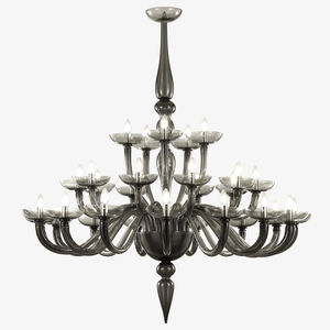 lampadario classico / in vetro di Murano / fatto a mano / su misura