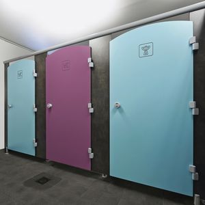 cabina per bagni pubblici in laminato 1