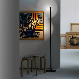 lampada da terra / moderna / in alluminio / orientabile