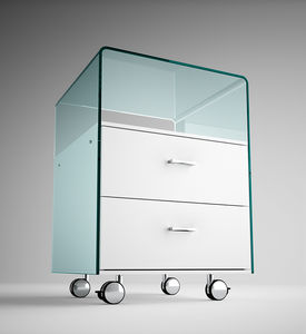 cassettiera per ufficio in legno