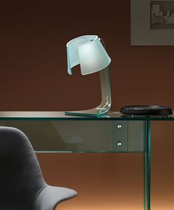 lampada da tavolo / moderna / in alluminio / in vetro