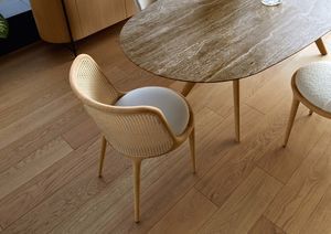 sedia da pranzo contemporanea 1