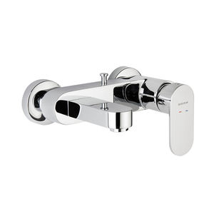 miscelatore per vasca / da parete / in metallo cromato / da bagno