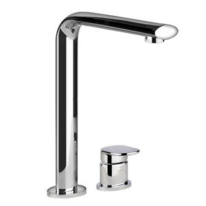 miscelatore per lavabo / in metallo cromato / da bagno / 2 fori
