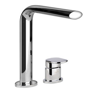 miscelatore per lavabo / in metallo cromato / da bagno / 2 fori