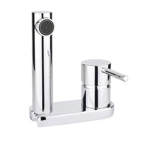 miscelatore per lavabo / in metallo cromato / da bagno / 2 fori
