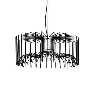 lampada a sospensione / moderna / in acciaio / da interno