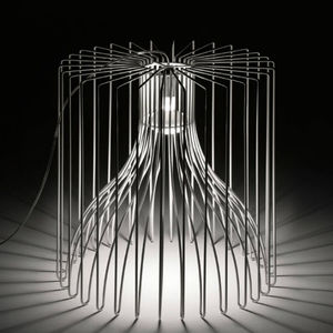 lampada da pavimento / design originale / in metallo / LED