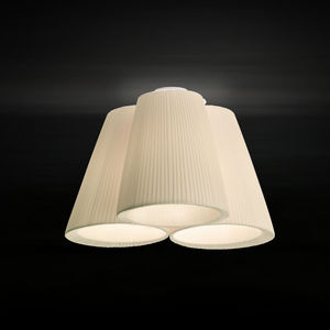 plafoniera moderna / in tessuto / LED / da interno