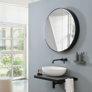 piano lavabo in metallo