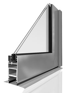 profilato per porte in alluminio