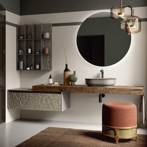 piano lavabo in legno 1