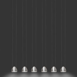 lampada a sospensione / moderna / in alluminio / in acciaio inossidabile