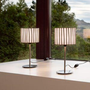 lampada da tavolo / moderna / in metallo / in vetro