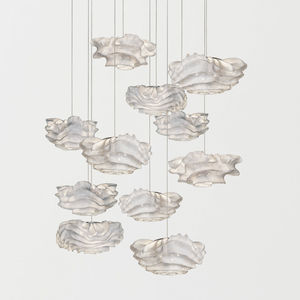 lampada a sospensione / moderna / in maglia di acciaio inossidabile / a incandescenza
