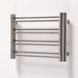 scaldasalviette ad acqua calda / elettrico / in acciaio inox / moderno