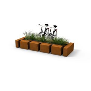 rastrelliera per biciclette a pavimento 1