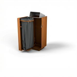 portarifiuti in acciaio COR-TEN® 1