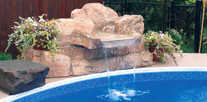 cascata per piscina