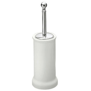 scopino per WC in metallo cromato 1