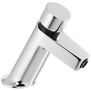 miscelatore per lavabo / in metallo cromato / temporizzato / da bagno